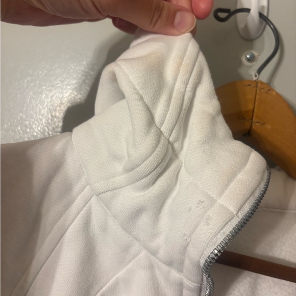 White Full Zip Scuba Size 6 - Picture 4 of 4